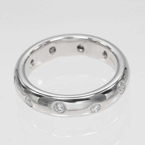 Tiffany & Co. Somerset Band with Diamonds Sterling Silver  TIFFANY Silver Diamond Ring